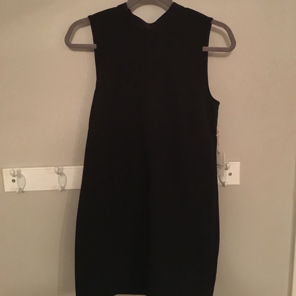 Black High-Neck Dress